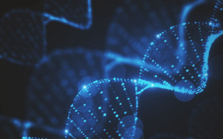 Blue lights spiral microscopic bokeh - a spiral free wallpaper