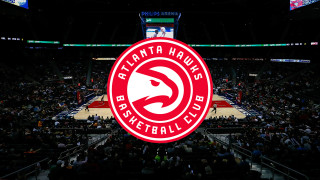 Atlanta hawks basketball court logo - fan free wallpaper