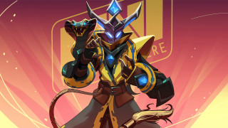 Stylized character pointed head sword - massive free wallpaper