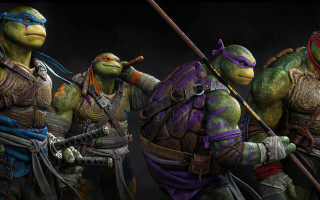 Teenage mutant turtles armor swords - artstation hq free wallpaper
