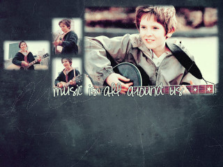 Boy guitar song caption music - us free wallpaper for desktop