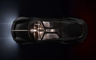 Car lights on dark room - its light free wallpaper