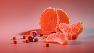 Peeled orange diced oranges pink - filip hodas free wallpaper