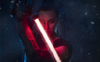 Aya goda light saber snow - a light saber free wallpaper for desktop