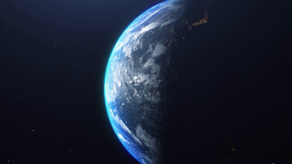 Earth city lights ocean space - the earth free wallpaper for desktop