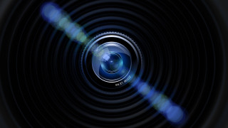 Camera lens blue light macro - a camera len free wallpaper for desktop