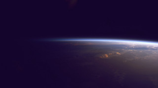 Earth space horizon sun matte - a view of the earth free wallpaper