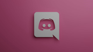 Speech bubble smiley side pink - a white rectangle free wallpaper