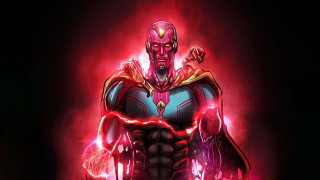 Red suit antipodeans glowing hero - anthony palumbo free wallpaper