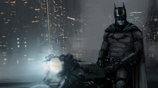 Batman motorcycle city night armor - the motorcycle free wallpaper