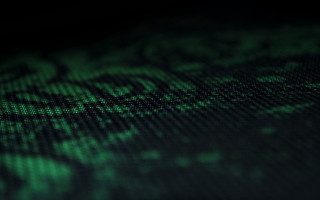 Green black pattern words forest - octane renderer free wallpaper