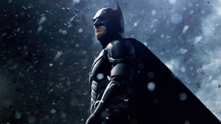 Man batman costume snow hands - dark night free wallpaper