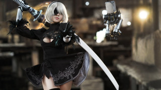 Nier automata woman sword demon - nier:automata free wallpaper