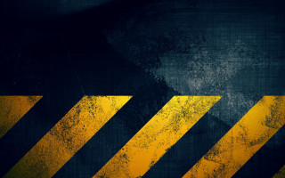 Yellow black striped grungy aurora - a grungy effect free wallpaper
