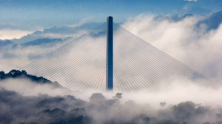 Bridge clouds blue sky cityscape - the cloud free wallpaper for desktop