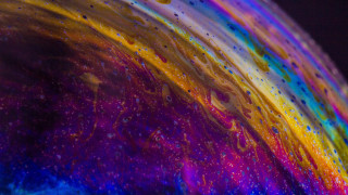 Colorful stripe microscopic swirly aurora - anish kapoor free wallpaper
