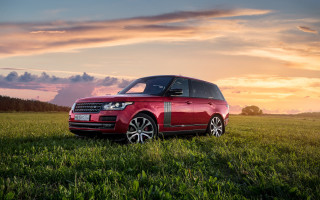 Red rover field sunset clouds - the sun setting behind free wallpaper for desktop