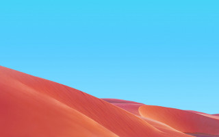 Red desert blue sky clouds - amir zand free wallpaper