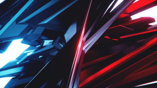 Red blue abstract 3d android - abstract design free wallpaper
