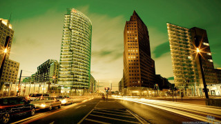 City street cars night tall - car free wallpaper for desktop