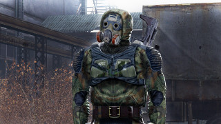 Gas mask axe industrial boris - industrial free wallpaper