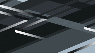 Abstract silver lines geometry el - isometric view free wallpaper