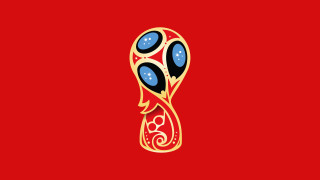 Soccer ball blue gold red - a gold border free wallpaper