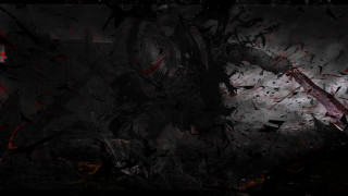 Dark spooky demon blood splatters - a dark free wallpaper