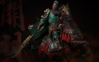 Emperor huizong horse green cape - realistic character concept free wallpaper