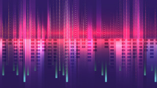 Purple pink dots squares synthwave - dot free wallpaper