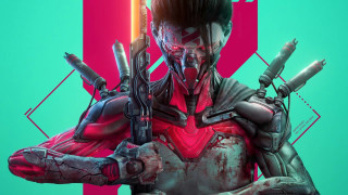 Futuristic man gun suit biopunk - biopunk free wallpaper