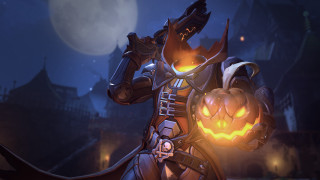 Man pumpkin fullmoon castle halloween 2 - spooky free wallpaper