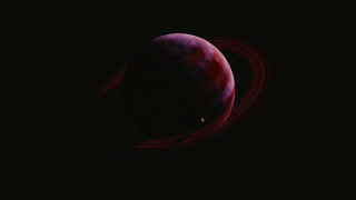 Red planet moon raytraced eve - redshift free wallpaper for desktop