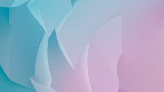 Blue pink abstract curved geometric - the back free wallpaper