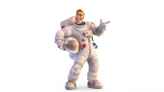 Space suit man thumbs up - a thumb free wallpaper