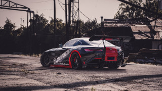 Car building powerlines sky outdoor - derek hill free wallpaper