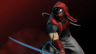 Red hoodie sword cobra male - artstation hq free wallpaper