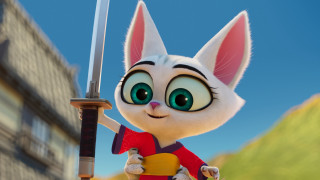 Cartoon character sword building sky - unreal engine 5 quality free wallpaper