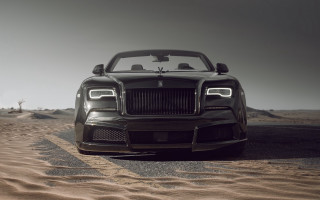 Black car desert sand dunes - luxury free wallpaper