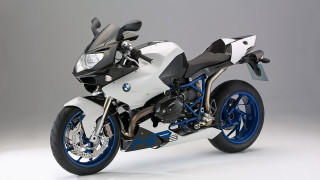 White blue motorcycle driving grey - a gray background behind free wallpaper