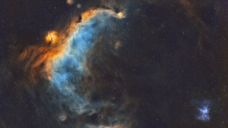 Star cluster nebula space art - a large star cluster in the sky free wallpaper
