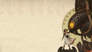 Woman clock tower dragon head - steampunk free wallpaper for desktop