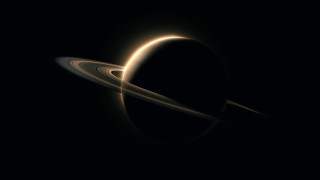 Saturn ring light atmosphere space - david free wallpaper