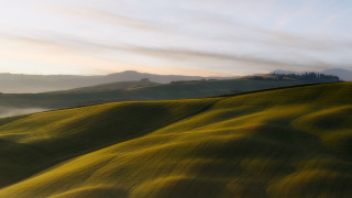 Hill distant hills clouds landscape - a few hill free wallpaper