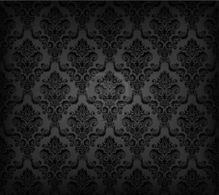 Black wallpaper floral pattern leaves - evariste vital luminai free wallpaper for tablet