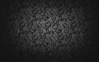 Black wallpaper swirls leaves pattern - a black wallpaper free wallpaper