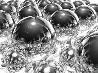 Shiny balls white background black - shiny free wallpaper