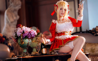 Rococo cosplay aliceprin wine vase - cosplay free wallpaper