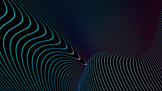 Colorful abstract lines curves raytraced 2 - colorful abstract background free wallpaper
