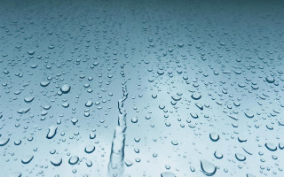 Raindrop window blue sky water - an ultrafine free wallpaper